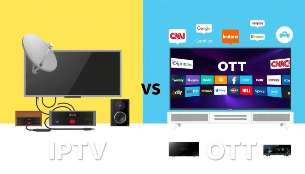 diferencias entre IPTV y OTT