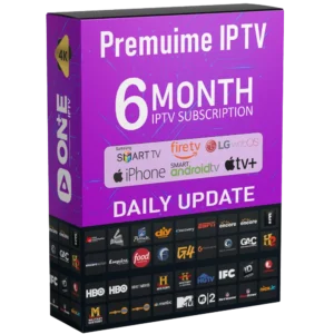 abono IPTV de 6 Meses